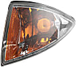 2000-2002 Chevrolet Cavalier - 2-Piece Kit Driver Side Halogen Headlight, With bulb(s), OE Replacement, Includes (1) Corner Light and (1) Headlight