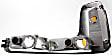 1999-2000 Cadillac Escalade - 4-Piece Kit Driver and Passenger Side Halogen Headlight, With bulb(s), For Models With Denali Package, OE Replacement, Includes (2) Headlight and (2) Parking Light