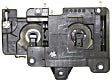 1999-2000 Cadillac Escalade - 4-Piece Kit Driver and Passenger Side Halogen Headlight, With bulb(s), For Models With Denali Package, OE Replacement, Includes (2) Headlight and (2) Parking Light