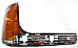 1999-2000 Cadillac Escalade - 4-Piece Kit Driver and Passenger Side Halogen Headlight, With bulb(s), For Models With Denali Package, OE Replacement, Includes (2) Headlight and (2) Parking Light