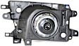 1999 Toyota 4Runner - 4-Piece Kit Driver and Passenger Side Halogen Headlight, With bulb(s), OE Replacement,  Includes (2) Corner Light and (2) Headlight