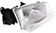 2000-2002 Mazda 626 - 4-Piece Kit Driver and Passenger Side Halogen Headlight, With bulb(s), OE Replacement, Includes (2) Headlight and (2) Corner Light