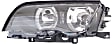 2001 BMW 330i - 4-Piece Kit Driver and Passenger Side Halogen Headlight, With bulb(s), OE Replacement, Sedan,  Includes (2) Corner Light and (2) Headlight