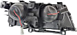 2001 BMW 330i - 4-Piece Kit Driver and Passenger Side Halogen Headlight, With bulb(s), OE Replacement, Sedan,  Includes (2) Corner Light and (2) Headlight
