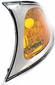 4-Piece Kit Driver and Passenger Side Halogen Headlight, With bulb(s), OE Replacement, Includes (2) Headlight and (2) Corner Light
