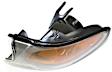 4-Piece Kit Driver and Passenger Side Halogen Headlight, With bulb(s), OE Replacement, Includes (2) Headlight and (2) Corner Light