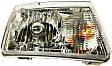 6-Piece Kit, Grille Painted Black Shell with Painted Gray Insert, For Models Made in Pacheco Plant, Includes (2) Corner Light, (1) Grille, (1) Header Panel, and (2) Headlight
