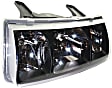 2004 Saturn Vue - 4-Piece Kit Driver and Passenger Side Halogen Headlight, With bulb(s), OE Replacement,  Includes (2) Headlight and (2) Side Marker