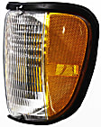 2002 Ford E-250 Econoline - 4-Piece Kit Driver and Passenger Side Halogen Headlight, With bulb(s), OE Replacement,  Includes (2) Corner Light and (2) Headlight