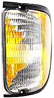2002 Ford E-250 Econoline - 4-Piece Kit Driver and Passenger Side Halogen Headlight, With bulb(s), OE Replacement,  Includes (2) Corner Light and (2) Headlight
