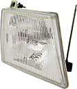 2002 Ford E-250 Econoline - 4-Piece Kit Driver and Passenger Side Halogen Headlight, With bulb(s), OE Replacement,  Includes (2) Corner Light and (2) Headlight