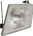2002 Ford E-250 Econoline - 4-Piece Kit Driver and Passenger Side Halogen Headlight, With bulb(s), OE Replacement,  Includes (2) Corner Light and (2) Headlight