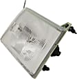2002 Ford E-250 Econoline - 4-Piece Kit Driver and Passenger Side Halogen Headlight, With bulb(s), OE Replacement,  Includes (2) Corner Light and (2) Headlight