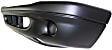 2002 Dodge Dakota - 3-Piece Kit Front Upper - Textured, Lower - Primed Bumper Cover, For Models With 1-Piece Bumper,  Includes (1) Bumper Cover and (2) Fog Light