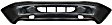2002 Dodge Dakota - 3-Piece Kit Front Upper - Textured, Lower - Primed Bumper Cover, For Models With 1-Piece Bumper,  Includes (1) Bumper Cover and (2) Fog Light