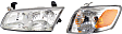 2000-2001 Toyota Camry - 2-Piece Kit Driver Side Halogen Headlight, With bulb(s), OE Replacement, Includes (1) Corner Light and (1) Headlight