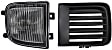 2-Piece Kit, Front, Passenger Side Halogen Fog Light, With bulb(s), Includes (1) Bumper Grille and (1) Fog Light