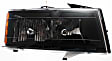 2005 Chevrolet Colorado - 5-Piece Kit Grille, Textured Gray, For Models Without Performance Xtreme Package,  Includes (2) Corner Light, (1) Grille, and (2) Headlight