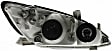 2003 Toyota Camry - 5-Piece Kit Driver and Passenger Side Halogen Headlight, With bulb(s), OE Replacement, Sedan, Includes (2) Headlight, (1) Bumper Cover, (1) Bumper Reinforcement and (1) Grille Assembly