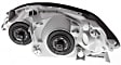 2003 Toyota Camry - 5-Piece Kit Driver and Passenger Side Halogen Headlight, With bulb(s), OE Replacement, Sedan, Includes (2) Headlight, (1) Bumper Cover, (1) Bumper Reinforcement and (1) Grille Assembly