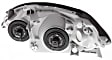 2003 Toyota Camry - 5-Piece Kit Driver and Passenger Side Halogen Headlight, With bulb(s), OE Replacement, Sedan, Includes (2) Headlight, (1) Bumper Cover, (1) Bumper Reinforcement and (1) Grille Assembly