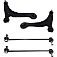 2013 Honda Ridgeline - 4-Piece Kit Front, Driver and Passenger Side Suspension Kit,  Includes (2) Control Arm and (2) Sway Bar Link
