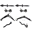 8-Piece Kit Front, Driver and Passenger Side Suspension Kit, Includes (2) Control Arm, (2) Sway Bar Link and (4) Tie Rod End