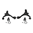 4-Piece Kit Front, Driver and Passenger Side, Lower Control Arm Kit, Includes (2) Ball Joint and (2) Control Arm