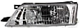 1997-1999 Nissan Maxima - 5-Piece Kit Driver and Passenger Side Halogen Headlight, With bulb(s), OE Replacement, Includes (2) Corner Light, (2) Headlight and (1) Grille Assembly