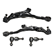 4-Piece Kit Front, Driver and Passenger Side, Lower Control Arm Kit, Includes (2) Control Arm and (2) Sway Bar Link