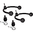 4-Piece Kit Front, Driver and Passenger Side, Upper Control Arm Kit, Includes (2) Ball Joint and (2) Control Arm