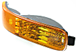 2004 Jeep Liberty - 3-Piece Kit Front Textured Bumper Cover,  Includes (1) Bumper Cover and (2) Parking Light