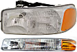 2-Piece Kit Driver Side Halogen Headlight, With bulb(s), OE Replacement, Includes (1) Parking Light and (1) Headlight