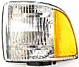 1998 Dodge Ram 1500 - 4-Piece Kit Driver and Passenger Side Halogen Headlight, With bulb(s), OE Replacement,  Includes (2) Corner Light and (2) Headlight