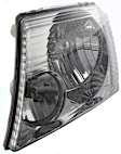 2002-2004 Ford Explorer - 2-Piece Kit Driver Side Halogen Headlight, With bulb(s), Sport Utility, OE Replacement, Includes (1) Corner Light and (1) Headlight