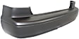 2-Piece Kit, Rear Primed Bumper Cover, Includes (1) Bumper Cover and (1) Bumper Reinforcement