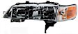 1996-1997 Honda Accord - 4-Piece Kit Factory Style Hood, Steel, Primed, Includes (1) Bumper Cover, (1) Fender, (1) Headlight, and (1) Hood