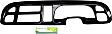 1998-2002 Dodge Ram 2500 - 2-Piece Kit Dash Cover Kit with Instrument Panel Cover, Tan, Fits Models With 3.0in. Deep Top Lip, Dash Cover Overlay, Includes (1) Dash Cover and (1) Instrument Panel Cover