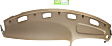 1998-2002 Dodge Ram 2500 - 2-Piece Kit Dash Cover Kit with Instrument Panel Cover, Tan, Fits Models With 3.0in. Deep Top Lip, Dash Cover Overlay, Includes (1) Dash Cover and (1) Instrument Panel Cover