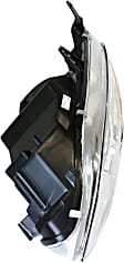3-Piece Kit Driver and Passenger Side Halogen Headlight, Without bulb(s), Coupe, OE Replacement, Includes (2) Headlight and (1) Hood Molding