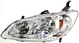 2-Piece Kit Driver Side Halogen Headlight, Without bulb(s), OE Replacement, Includes (1) Headlight and (1) Fender
