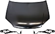 2001 Honda Civic - 3-Piece Kit Factory Style Hood, Steel, Primed,  Includes (1) Hood and (2) Hood Hinge