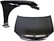 2-Piece Kit Factory Style Hood, Steel, Primed, Includes (1) Fender and (1) Hood