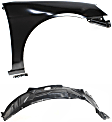 2-Piece Kit, Front, Passenger Side Fender, Includes (1) Fender and (1) Fender Liner