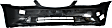 2001 Honda Civic - 2-Piece Kit Front Primed Bumper Cover, Coupe,  Includes (1) Bumper Absorber and (1) Bumper Cover