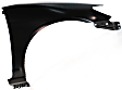 2005 Honda Civic - 4-Piece Kit Front Primed Bumper Cover, Except Hybrid Model, Sedan, Includes (1) Bumper Cover, (2) Fender, and (1) Grille