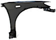 2005 Honda Civic - 4-Piece Kit Front Primed Bumper Cover, Except Hybrid Model, Sedan, Includes (1) Bumper Cover, (2) Fender, and (1) Grille
