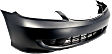 2005 Honda Civic - 4-Piece Kit Front Primed Bumper Cover, Except Hybrid Model, Sedan, Includes (1) Bumper Cover, (2) Fender, and (1) Grille