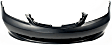 2005 Honda Civic - 4-Piece Kit Front Primed Bumper Cover, Except Hybrid Model, Sedan, Includes (1) Bumper Cover, (2) Fender, and (1) Grille