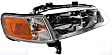 1996 Honda Accord - 5-Piece Kit Factory Style Hood, Steel, Primed,  Includes (2) Headlight, (1) Hood, and (2) Turn Signal Light